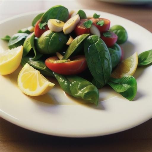 Buttery Lemon Spinach