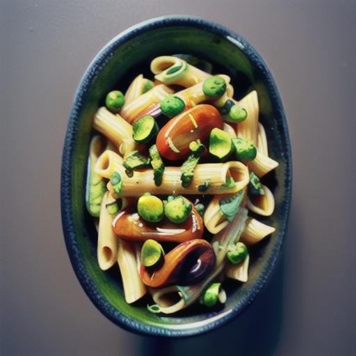 Pesto Pasta With Spinach and Avocado