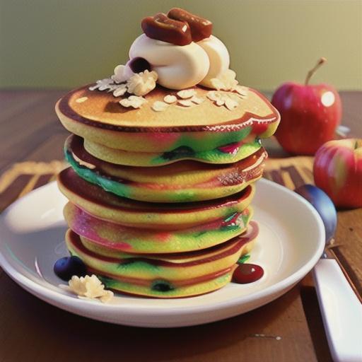 Apple Crisp Pancakes