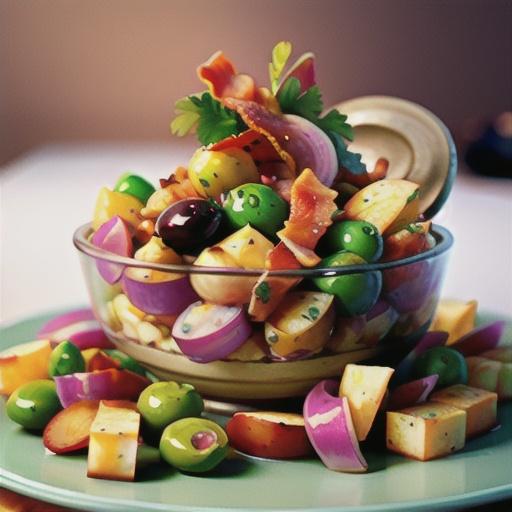 Potato Salad With Bacon, Olives, and Radishes