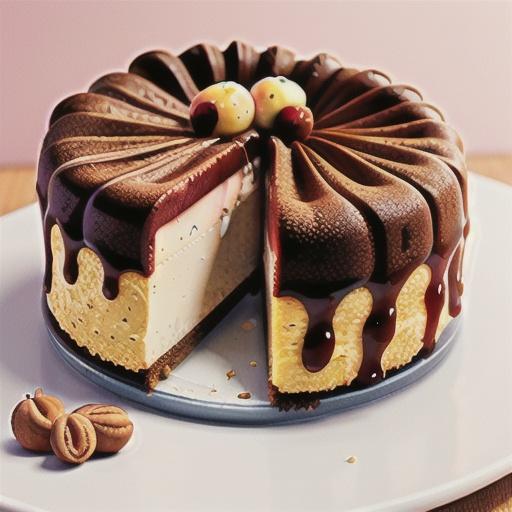 Heavenly hazelnut cheesecake