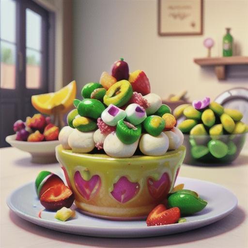 Pistachio Fluff Fruit Salad