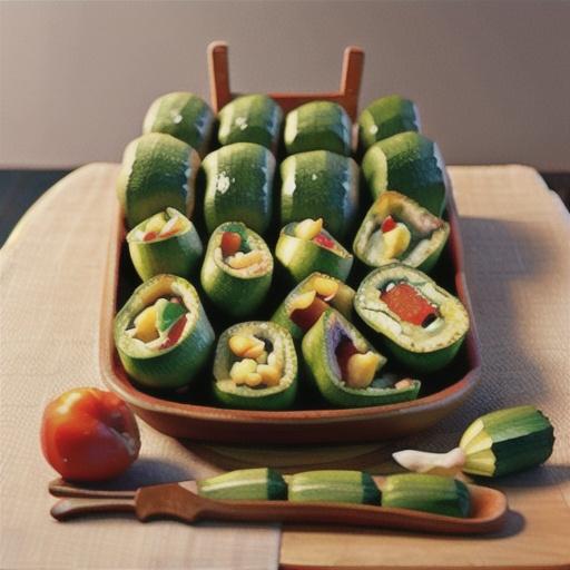 Zucchini-Feta Rolls