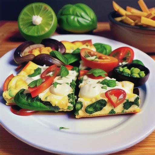 Air Fryer Spinach-Feta Frittata