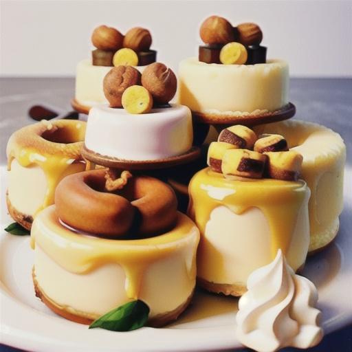 Easy Lemon Cheesecake Crème Brulée "Donuts"