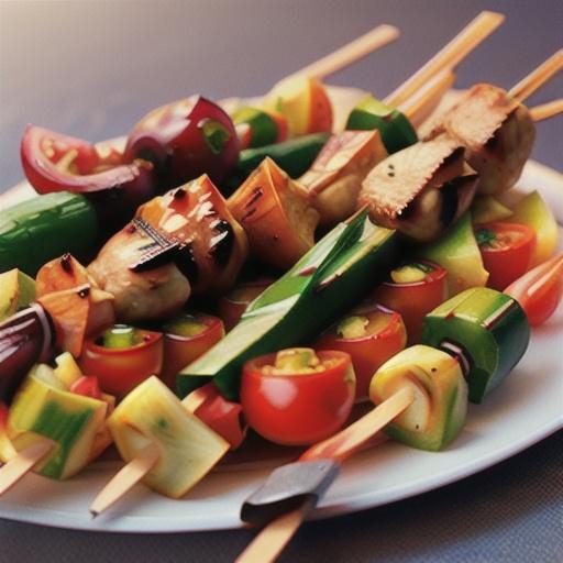 Tomato Chicken Skewers
