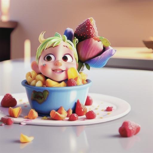 Baby rosewater pavlovas with sugared rose petals and raspberries