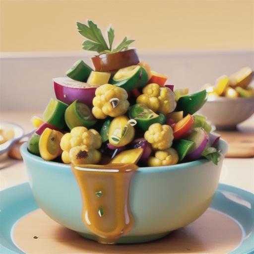 Mustard and Honey Cauliflower Medley