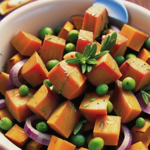 Warm Rosemary-Sweet Potato Salad