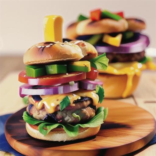 Grilled Turkey Mexiburgers