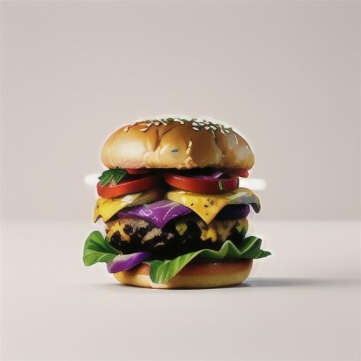 Beef and bacon burger