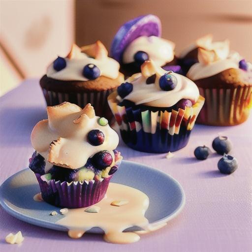 Blueberry Pie Muffins
