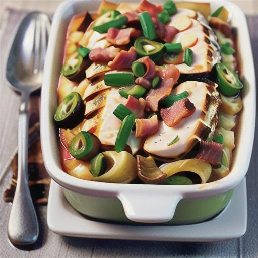 Lightened-Up Smothered Chicken Casserole