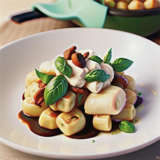 Ricotta gnocchi with brown butter & crisp basil