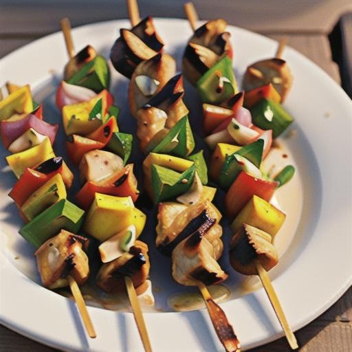 Tahini Chicken Skewers