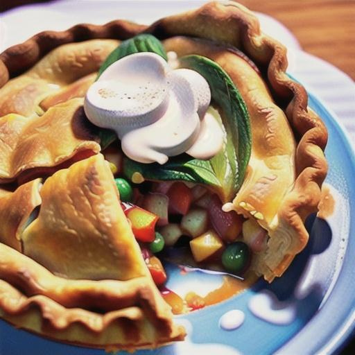 Easy vegetarian pie