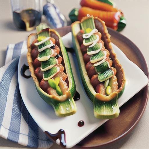 Sausage-Stuffed Zucchini Boats