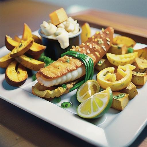 Air Fryer Fish and Chips