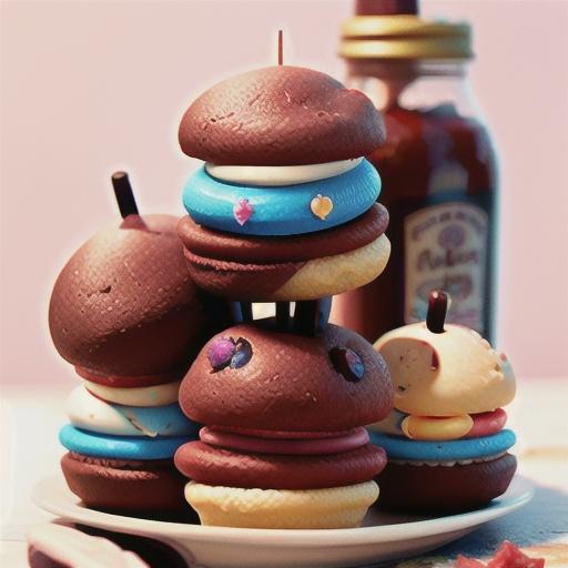 Red Velvet Whoopie Pie Poppers