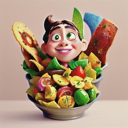 Indian Chaat-Inspired Potato Chip Salad