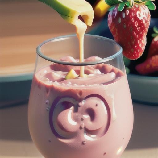 Strawberry Banana Protein Shake