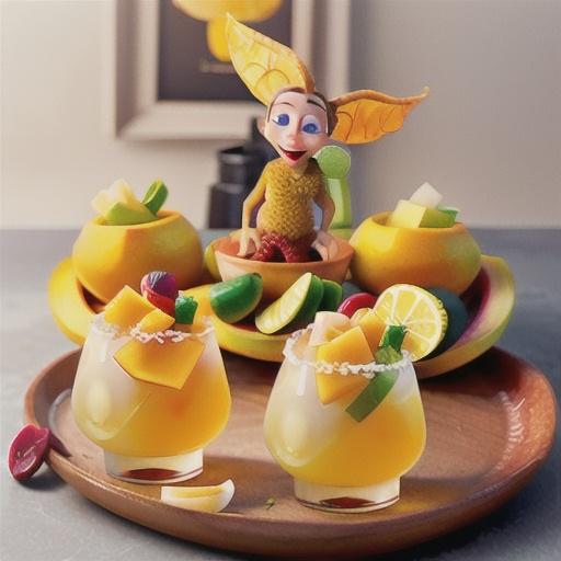 Mango margarita bites