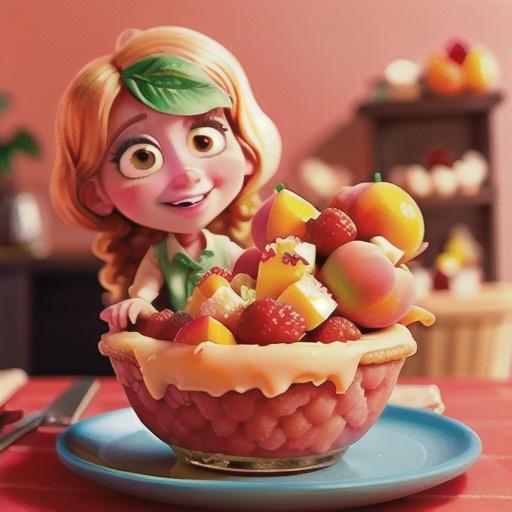 Peach Melba Cobblers