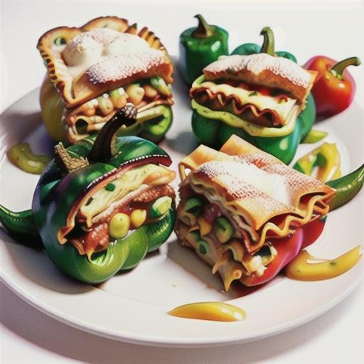 Lasagna-Stuffed Peppers