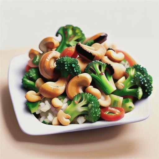 Skinny Cashew Chicken and Broccoli