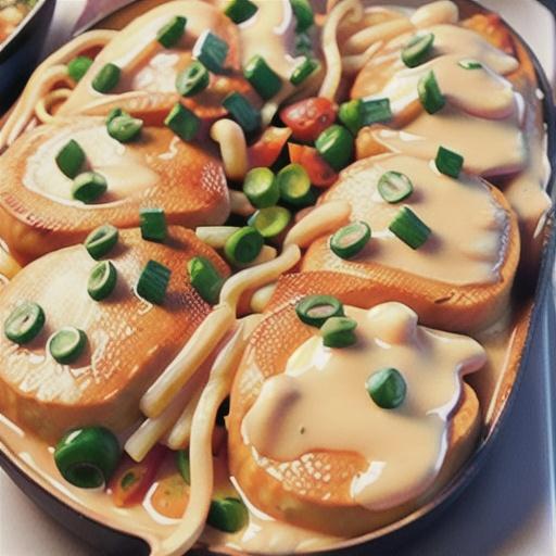 Spaghetti Chicken Casserole