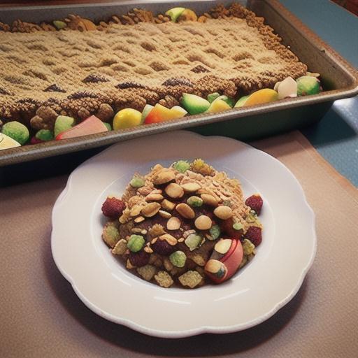 Sheet Pan Apple Crisp