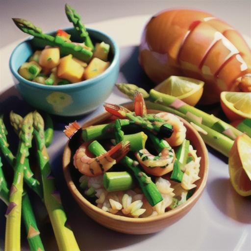 Jumbo Shrimp and Asparagus