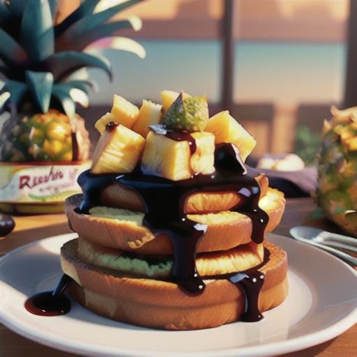 Pineapple-Stuffed French Toast