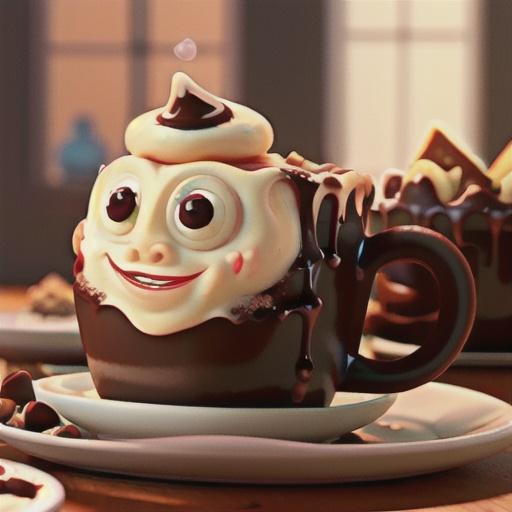 Double-Chocolate Caramel-Coffee Cups