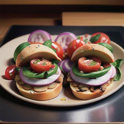 Healthier Double Tomato Bruschetta