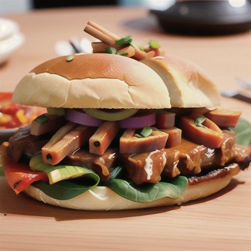 BBQ Jackfruit Sandwich