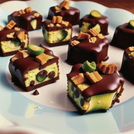 Chocolate Zucchini Brownie Bites