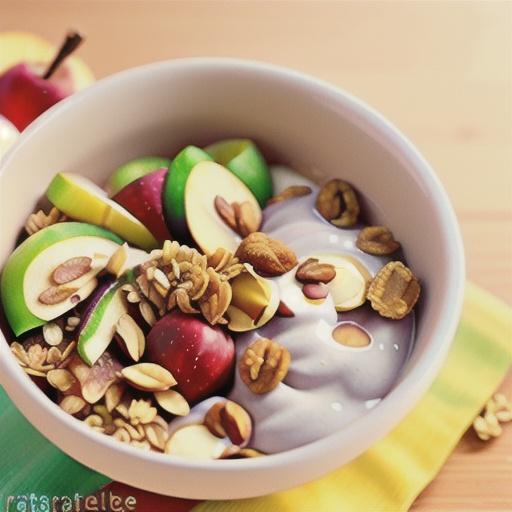 Apple & pear overnight oats