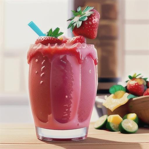 Fresh Strawberry Smoothies