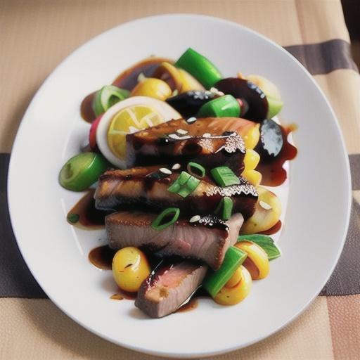 Barbecued beef and black bean sauce