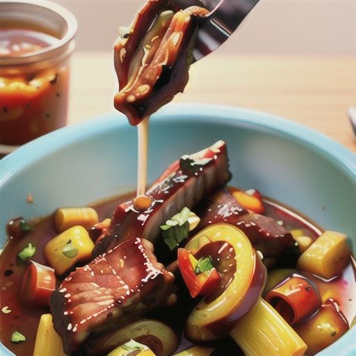 Slow-Cooker Saucy Barbecued Ribs