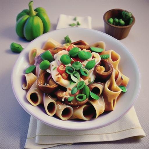 Mushroom & lentil pappardelle Bolognese