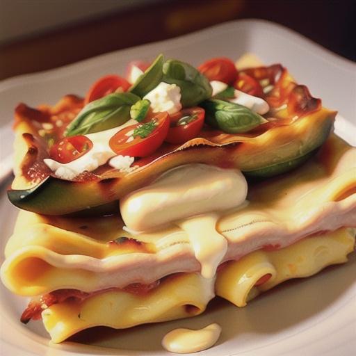 Vegetarian Four Cheese Lasagna