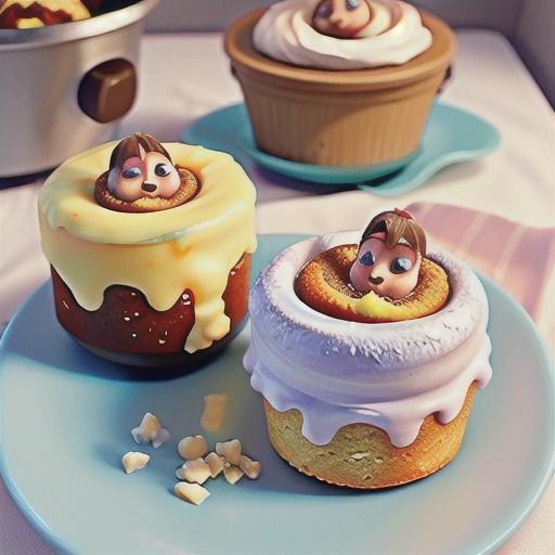 Microwave Mini Angel Food Cake