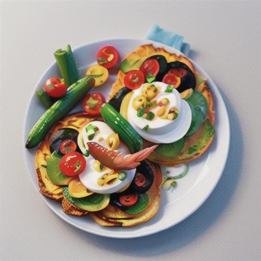 Veggie rosti with smoked trout recipe