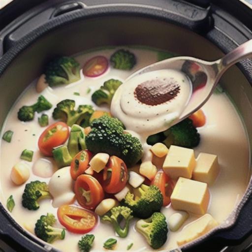 Instant Pot Broccoli Cheese Soup