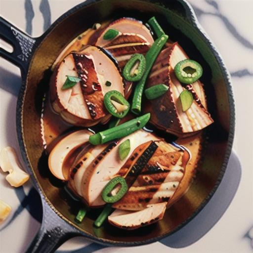 Skillet Pepper and Garlic Pork Chops