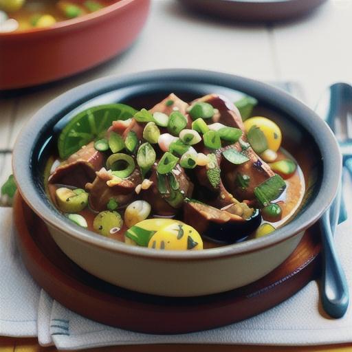 Tunisian-style lamb tagine