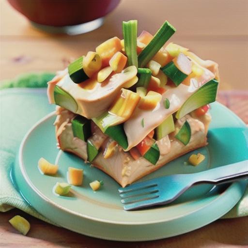 Do-Ahead Chicken-Leek Strata