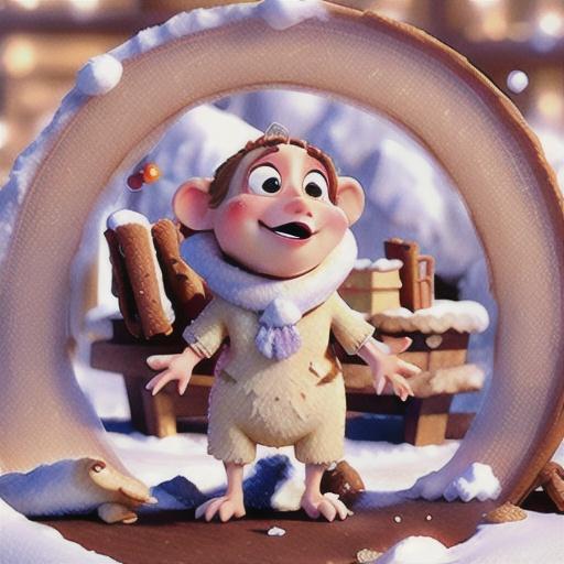 Honey cinnamon snowflakes